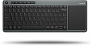 Клавиатура Rapoo K2600 серый USB беспроводная Multimedia Touch