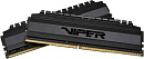 Модуль памяти VIPER 4 BLACKOUT 16GB DDR4-4400 PVB416G440C8K,CL19, 1.45V K2*8GB PATRIOT