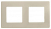 Рамка Legrand Etika 672512 накладная 2x ABS пластик слоновая кость