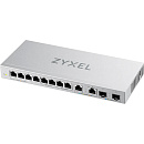 Коммутатор ZYXEL Коммутатор/ Switch XGS1010-12, 8xGE, 2x1/2.5GE, 2xSFP+, desktop, silent