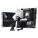 Материнская плата MSI PRO B860M-A WIFI6E B860, LGA1851, 4*DDR5, 4*PCIEx16, 3*M.2, 2*TypeC, 1*USB3.2Gen2, 6*USB3.2Gen1, 6*USB2.0, 4*SATA3.0, 5G, Type-C