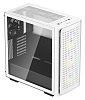корпус Deepcool CK560 WH без БП, боковое окно (закаленное стекло), 3xARGB LED 120мм вентилятора спереди и 1x140мм вентилятор сзади, белый, ATX