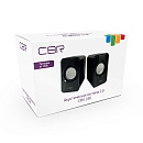 CBR CMS 336 Black, Акустическая система 2.0, питание USB, 2х3 Вт (6 Вт RMS), материал корпуса пластик, 3.5 мм линейный стереовход, регул. громк., длин