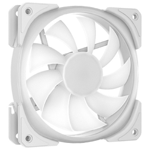Powercase (CM21-12W ARGB) White 120x120x25mm (PWM, 100шт./кор, 4pin +ARGB Sync, 800-1500±10% об/мин) Bulk