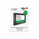 CBR SSD-240GB-2.5-LT22, Внутренний SSD-накопитель, серия "Lite", 240 GB, 2.5", SATA III 6 Gbit/s, SM2259XT, 3D TLC NAND, R/W speed up to 550/520 MB/s,