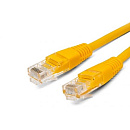 Filum FL-U5-C-1M-Y Кабель патч-корд, U/UTP 5e cat. 1м, 26AWG(7x0.16 мм), чистая медь, PVC, жёлтый (872994)
