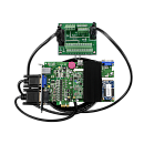 Плата EtherCAT Master для шины PCI Express, 13 каналов DIO, 2-осевой счетчик, максимальное количество единовременно обрабатываемых координат - 8 (в ко
