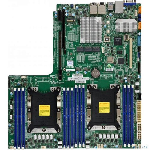 Supermicro MBD-X11DDW-L-B {X11DDW L Bulk Motherboard Dual Socket P (LGA 3647) supported, CPU TDP support 205W, 2 UPI up to 10.4 GT, Intel C621 contro