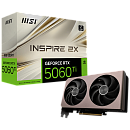 Видеокарта MSI RTX5060Ti INSPIRE 2X OC 8GB GDDR7 128bit 3xDP HDMI 2FAN RTL