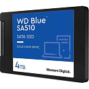 Твердотельный накопитель SSD Western Digital Blue SA510 WDS400T3B0A 3D NAND 4ТБ 2,5&quot; SATA-III (TLC)