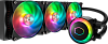 Система охлаждения/ Cooler Master MasterLiquid ML360R RGB (250W, 360mm, ARGB, fans: 3x120mm/66.7CFM/30dBa/2000rpm, 1200/115X/2066/2011-V3/2011/AM5