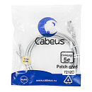 Патч-корд Cabeus PC-UTP-RJ45-Cat.5e-1.5m Патч-корд U/UTP, категория 5е, 2xRJ45/8p8c, неэкранированный, серый, PVC, 1.5м