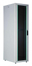 Шкаф коммутационный Lande Dynamic Basic (LN-DB42U6080-LG-BAAA) напольный 42U 600x800мм пер.дв.стекл задн.дв.стал.лист направл.под закл.гайки 600кг сер