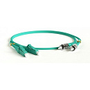 Hyperline FC-D2-503-LC/PR-ST/PR-H-1M-LSZH-AQ Патч-корд волоконно-оптический (шнур) MM 50/125(OM3), LC-ST, duplex, LSZH, 1 м