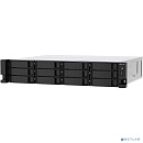 QNAP TS-1273AU-RP-8G Сетевой RAID-накопитель, 12 отсеков 3,5"/2,5", 2 порта 2,5 GbE BASE-T, стоечное исполнение, 2 блока питания. AMD Ryzen V1500B 2,2