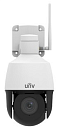 Uniview Wi-Fi Видеокамера IP Мини-PTZ, 1/2.8" CMOS, ICR, 1920x1080:30fps, Ultra 265/H.264/MJPEG, Triple streams, DC12V,WIFI, Micro SD card slot, mic&