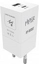 Сетевое зар./устр. Hiper HP-WC007 20W 3A+2.22A (PD+QC) USB-C/USB-A универсальное белый
