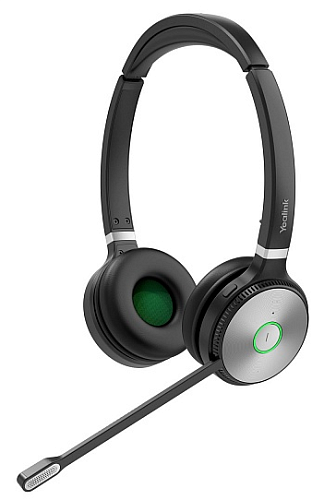 Гарнитура YEALINK WH62 Dual UC Дуо, Беспроводная, HD звук, 160м DECT, Шумоподав, USB-хаб, шт