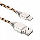 Кабели USB ACD USB кабель ACD-Titan Type-C ; USB-A Нейлон, 1м, желто-черный (ACD-U927-C2Y) (550922)