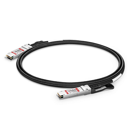 Твинаксиальный кабель/ 0.5m (2ft) FS for Mellanox MCP1600-E00AE30 Compatible 100G QSFP28 Passive Direct Attach Copper Twinax Cable for InfiniBand EDR