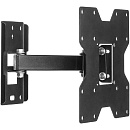 remounts RMM 221B черный 17"-43"{VESA 75x75,100x100, 100x200, 200x100, 200 x200.Безопасность проверена с нагрузкой 130 кг, Для экранов весом до 35 кг}