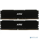 Модуль памяти ADATA 64GB (2x32GB) DDR4 UDIMM, XPG GAMMIX D20, 3200MHz CL16-20-20, 1.35V, Черный Радиатор