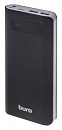 Мобильный аккумулятор Buro RB-20000-LCD-QC3.0-I&O Li-Ion 20000mAh 3A черный 3xUSB материал пластик