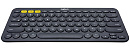 Клавиатура Logitech Wireless Keyboard K380 Dark Grey, Bluetooth, Rus/Eng, [920-007584] (незначительное повреждение коробки)
