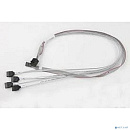 Supermicro CBL-SAST-0556 {internal mini SAS HD to 4 SATA, 90/90/75/75cm w/75cm SB, S. 30AWG}