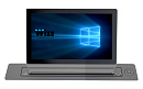 [WR-15GT Touch (black)] Моторизированный выдвижной монитор Genuis Tilt 15,6", наклон 0-30°, толщина корпуса 9мм,габаритные/установочные размеры 570х87
