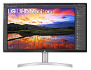 Монитор LG 31.5" 32UN650-W White/Silver, 16:9, IPS, 3840x2160, 5ms, 360cd, 60Hz, 2xHDMI, DP, SPK, HAS
