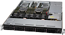 Сервер SUPERMICRO CloudDC SuperServer 1U 120C-TN10R 2x4310 12C 2.1GHz/4x32Gb RDIMM 3200(16xslots)/1xSM883 240GB SATA(10x2.5")/2x10Gbe RJ45/2x860W