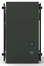 корпус ZALMAN M2 MINI, MITX, ALUMINIUM, GRAY, WINDOWx2, RISER CARD, 2x3.5", 3x2.5", 1xUSB3.0, 1xUSB3.1 TYPE-C, TOP 1x80mm