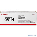Canon Cartridge 051H 2169C002 Тонер-картридж для Canon LBP162dw, 4100 стр. чёрный