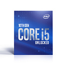Боксовый процессор APU LGA1200 Intel Core i5-10600K (Comet Lake, 6C/12T, 4.1/4.8GHz, 12MB, 125/182W, UHD Graphics 630) BOX
