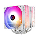 Кулер для процессора/ Thermalright Peerless Assassin 120 White ARGB (4-pin PWM, 157mm, Ni/CU, 6x6mm, ARGB, 2x120mm, 66.17CFM, 25.6dBA, 1550RPM, S: