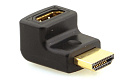 Адаптер для цифровых интерфейсов [99-9794111] Kramer Electronics [AD-HF/HM/RA] HDMI розетка на HDMI вилку (угловой)
