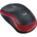 Мышь Logitech Wireless M185 <USB, Red, Retail> 910-002237