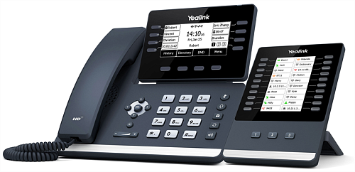 IP телефон YEALINK SIP-T53, 12 аккаунтов, 3.7" LCD-экран 360х160,USB, GigE, без БП, шт