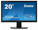 Монитор Iiyama 19.5" E2083HSD-B1 черный TN+film LED 5ms 16:9 DVI M/M матовая 1000:1 250cd 170гр/160гр 1600x900 D-Sub 2.7кг