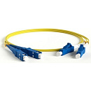 Hyperline FC-S2-9-LC/UR-SC/AR-H-2M-LSZH-YL Патч-корд волоконно-оптический (шнур) SM 9/125 (OS2), LC/UPC-SC/APC, 2.0 мм, simplex, LSZH, 2 м