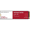 Накопитель WD Твердотельный 250GB SSD RED SN700 NVMe M.2 PCI-E R3100Mb/s, W1600MB/s WDS250G1R0C