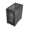 Powercase Alisio Micro Z3B ARGB, Tempered Glass, 3x 120mm ARGB fan, чёрный, mATX (CAMZB-A3)