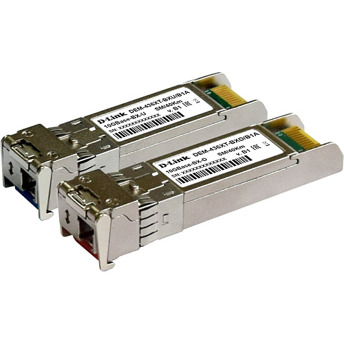 Трансивер/ 436XT-BXU/40KM WDM SFP+ Transceiver, 10GBase-ER, Simplex LC, TX: 1270nm, RX: 1330nm, Single-mode, 40KM
