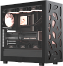 корпус Formula V Line Mana Stone Black AR, ATX, TYPE-C*1, USB2.0*1, USB3.0*1, FRONT 3x120mm ARGB, REAR 1x120mm ARGB