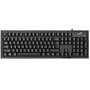 Клавиатура Genius Smart KB-102 Black {классическая раскладная, SmartGenius, влагоустойчивая, клавиш 105, провод 1,5 м, USB} [31300007402/31300007414]