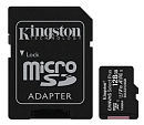 Kingston Micro Secure Digital Flash Card 128GB microSDXC Canvas Select Plus 100R A1 C10 Card + ADP