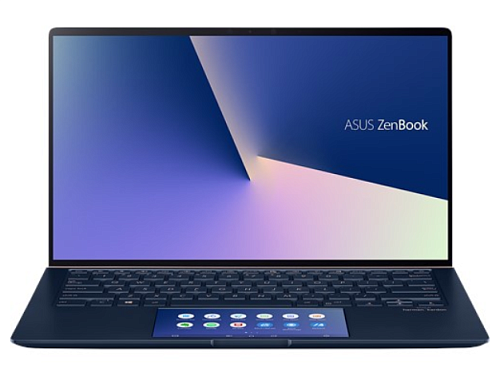 ноутбук asus zenbook 14 ux434fl-a6006r core i5-8265u/8gb/512gb ssd/nvidia mx250 2gb/14,0 fhd 1920x1080 glare/wifi/bt/hd ir/windows 10 pro/1.26kg/royal_blue/sc