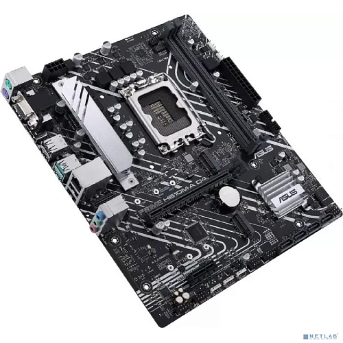 ASUS PRIME H610M-A D4-CSM (Socket 1700, mATX, 2xDDR4(64GB), VGA/DP/HDMI 2.1, 1xPCIe 4.0x16/1xPCIe 3.0, 1xLAN, 4xSATA 6Gb/s, 2xM.2, 1xM.2 E key, 2xUSB