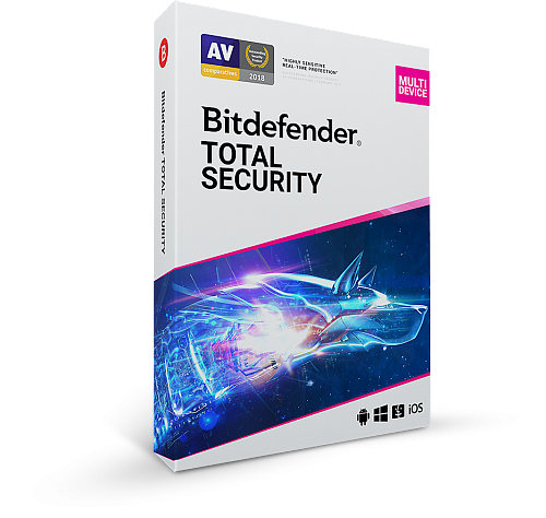 Bitdefender Total Security 2020, 1 год, 10 устр.
